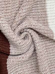 SHEIN Clasi Cárdigan con capucha casual de tallas grandes de bloque de color sin botones con bajo redondeado, vestido de invierno para mujer, ropa de otoño para curvas, país, atuendo de mujer occidental, bohemio