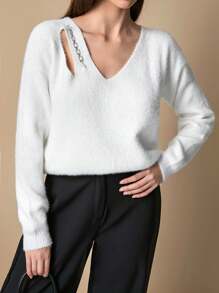 EURMUSE 带细节的套头衫设计 +308