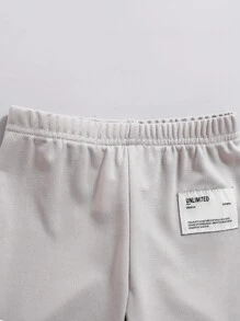 Souflis Souflis Baby Boy 2pcs Floral Printed Shirt-Style Jacket & Pants Set, Casual Outfit Suitable For Spring/Autumn - Grey - View 6