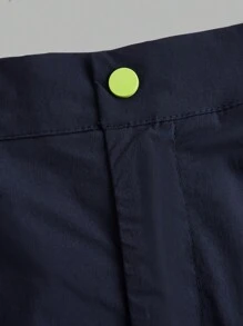 SHEIN Velisys 2 Stück Damen Lässig Einfarbig Cargo & Sport Shorts Set - Verschiedenfarbig - Übersicht 6