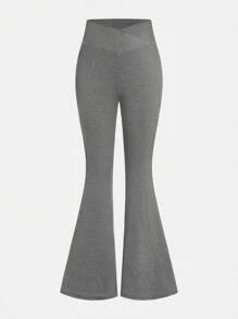 SHEIN Girlism 3 件装 Tween 女童休闲纯色喇叭针织裤，街头风格 - 彩色 - 查看 7