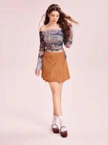 CUCCOO DOLLMOD Women's Outdoor Square Toe Flat Bowknot Accent Suede Slip-On Dress Shoes, Brown - Casual & Formal Wear