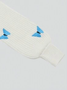 Teenage Girls Cropped Design Sweater Cover Up & Slip Dress 2 Pieces Set - Beige - View 7