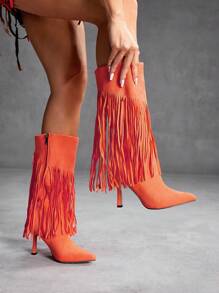 CUCCOO SZL Women's Boots - Orange - View 1