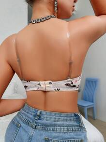 DesireSculpt 1 pieza Sujetador bandeau con aros para mujer