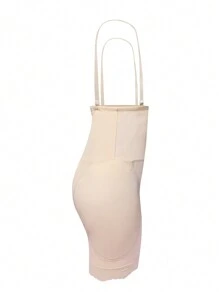 Women Solid Color Camisole & High-Waist Shapewear Shorts Set