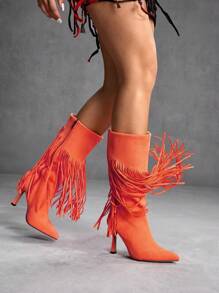 CUCCOO SZL Women's Boots - Orange - View 4