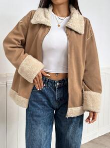 Mulvari 女士保暖内衬拉链夹克，冬季 - 彩色 - 查看 4