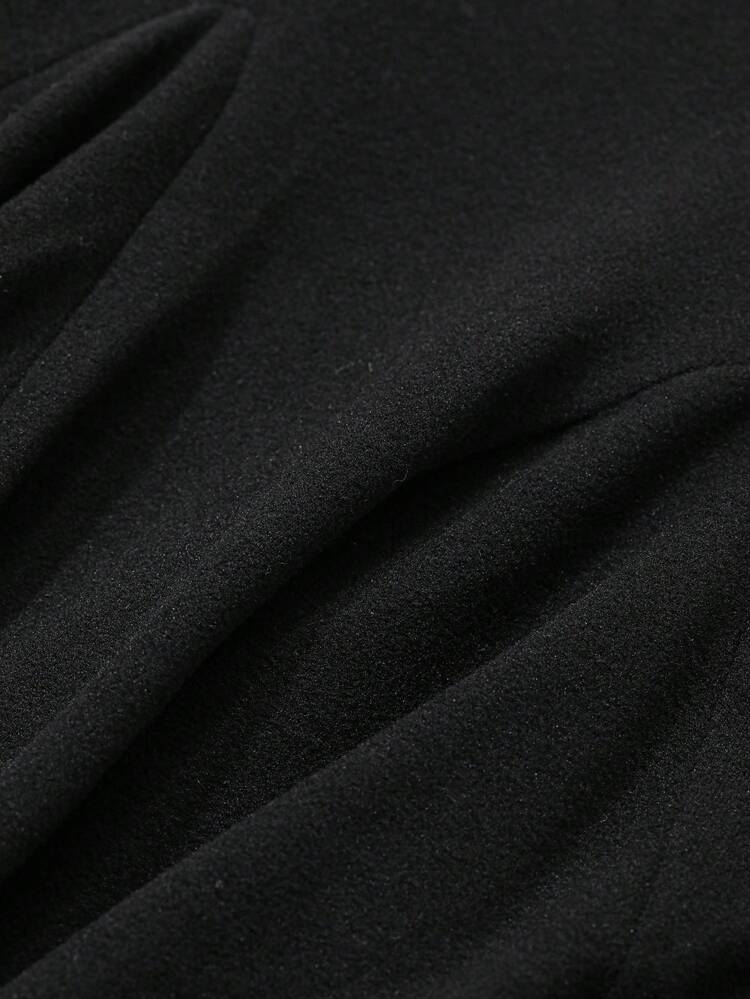 Women Autumn/Winter Formal Wrap Midi Dress, Party Wear,Ruffle,Fall Women Clothes Long Sleeve Dress