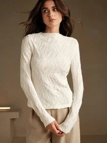 Anewsta Women Elegant, Slim Fit, Versatile Casual T-Shirt