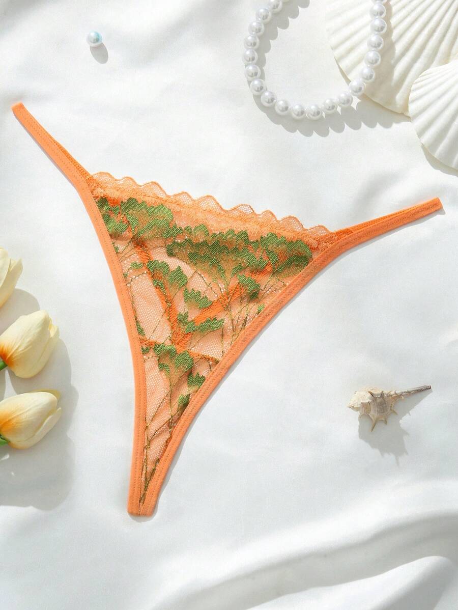 Lace Sexy Sheer Thong, Lingerie | SHEIN USA