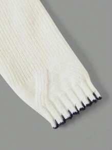 Maglione casual sportivo a maniche lunghe a scollo a V lavorato a maglia caldo per ragazzi tra i bambini e gli adolescenti