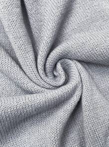 Calvaya 1pc Plus Size Elastic Textured Fitted Elegant Knitted Skirt