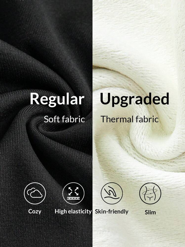 SHEIN EZwear Pantaloni a vita alta con gambale a zampa - nero - Visualizzare 6