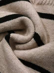 Dazy Kids Young Girls Striped Knitted Sweater, Autumn