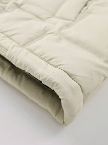 Manfinity Homme Men's Casual Padded Coat With Collar And Pockets - Apricot - View 6