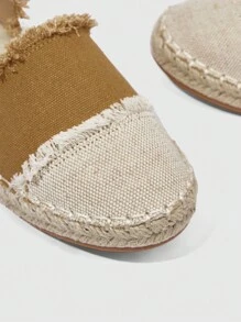 Styleloop Women's Lace-Up Flat Shoes With Furry Edges, Suitable For Daily Wear - Camel - View 5