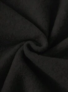 SHEIN LUNE Christmas Casual Santa Claus Print Crew Neck Loose Thick Sweatshirt For Plus Size, Autumn/Winter