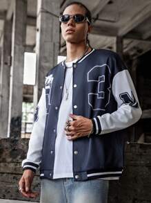 Teenage Boys' Plush Star Vintage Fashion Long Sleeve Cardigan Jacket