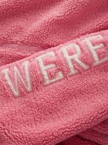 Mädchen Jacke mit Kirsch-Grafik, figurbetont, gefüttert, mit Stehkragen