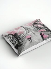 1个100%涤纶数码印花枕套（不含枕芯）