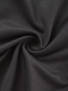 Teen Girls Cool Heart Pattern Flared Leggings, Dark Grey - Dark Grey - View 5