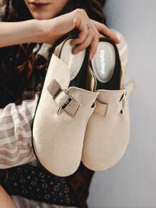 Styleloop Women's Casual Versatile Flat Loafers Fall Valentines - Apricot - View 6