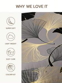 1pc 100% Polyester Digital Print Breathable Soft Pillowcase (Pillow Insert Not Included) - Multicolor - View 7