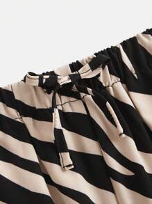 Tween 女童宽松休闲简约高腰阔腿长裤，舒适百搭