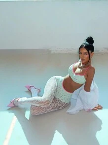 CUCCOO GRLICON Women's Y2K Punk Style High Heel Pumps, Suitable For Motorcycle, Cool Girl, Halloween, Christmas, Party Outfits - Baby Pink - View 2