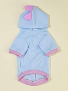 PETSIN 1pc Blue Pet Cute Dinosaur Costume Hoodies For Cats/Dogs