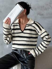 EURMUSE 套头毛衣 心形细节 毛线 - 彩色 - 查看 6