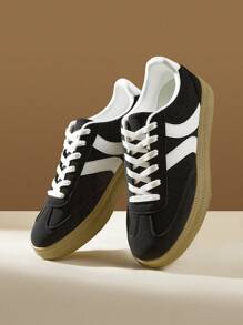 CUCCOO EASI Women's Casual Colorblock Vintage Sneakers Tainers