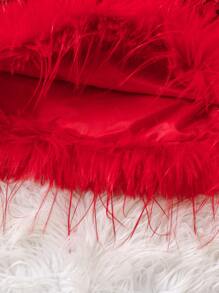 SHEIN Falda con lentejuelas rojas y flecos para niña, decorada con una amplia superficie de lentejuelas brillantes que reflejan la luz, rodeada de un bajo con flecos rojos que aporta dinamismo y elegancia. Ideal para ocasiones de fiesta. El color rojo hace que esta falda sea especialmente adecuada para vacaciones, bailes, fiestas y otros eventos, creando un aspecto llamativo. Apta para las estaciones de otoño e invierno. - Burdeos - Ver 6