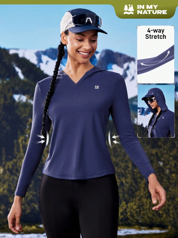 In My Nature Women's Outdoor Sweatshirt For Camping, Hiking And Commuting, Stretchy And Skin-Friendly