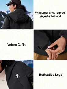 In My Nature 女士户外防水抽绳连帽夹克 冬季女款