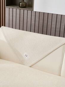 1 件厚毛绒沙发垫套，防滑沙发套，防尘，可洗，宠物友好，适合 1/2/3/4 座沙发、卧室/办公室/客厅 - 米色 - 查看 4