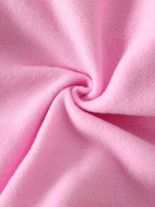 Tween Girls Colorful Floral Print Hooded Sweatshirt - Pink - View 6