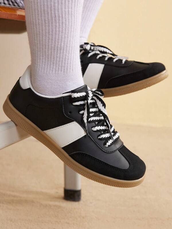 CUCCOO EASI Women's Casual Contrast Color Comfortable Sports Sneakers Trainers