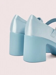 CUCCOO DOLLMOD 女士双扣厚底时尚高跟鞋