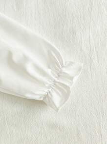 Souflis Souflis Vestido de princesa tutu com laço elegante e casual para bebê menina, outono/inverno - Branco - Ver 8