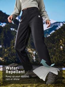 In My Nature Pantalones de senderismo con forro térmico para mujer para otoño/invierno, pantalones con calefacción