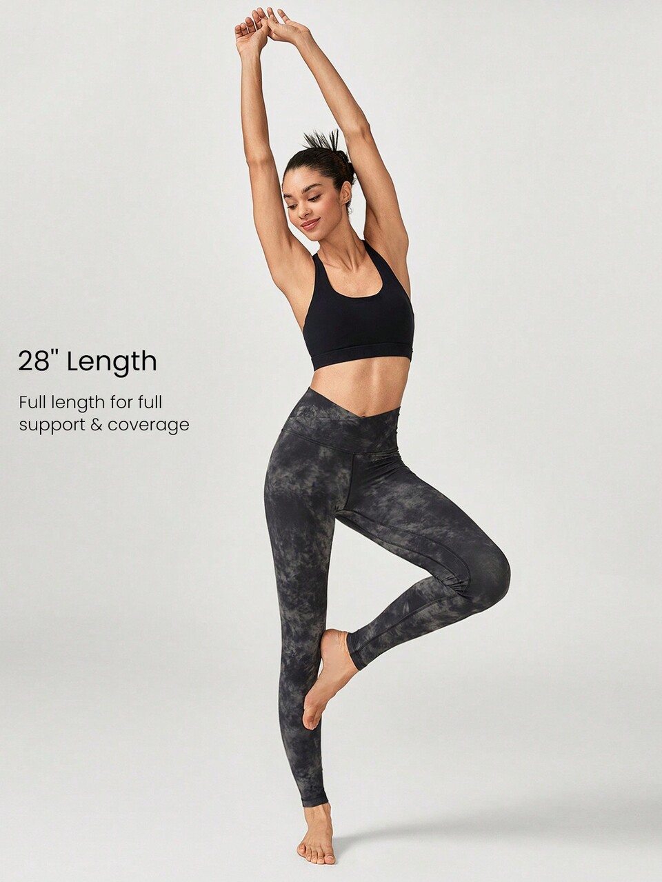 28" FeatherFit™ Crossover Waist Leggings