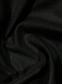 EMERY ROSE 休闲纯色多口袋夹克，百搭秋冬季 - 黑色 - 查看 8