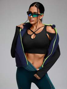 Innovista Sexy Solid Color Breathable Tees Sweatshirt,Workout Gym Daily ,Basic T Shirt,Workout Tops,Y2k,Gym Top,Party,Lady,Music Festival,Going Out Tops,Fall Winter Women Outfit,Black Tees
