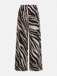 Tween 女童宽松休闲简约高腰阔腿长裤，舒适百搭