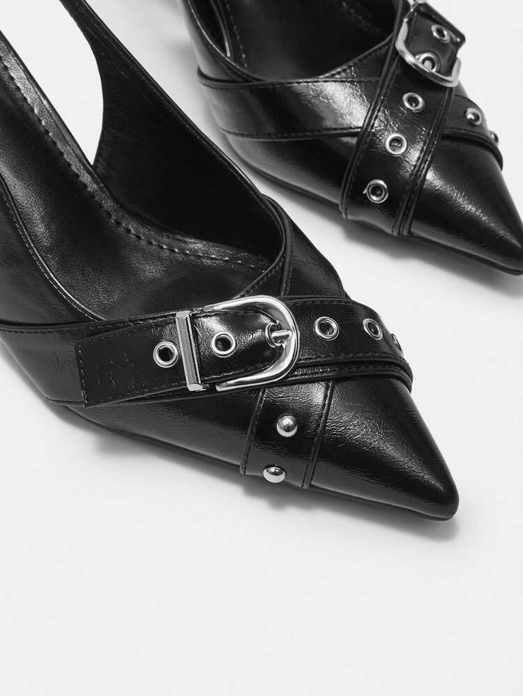 CUCCOO GRLICON Women's Y2K Punk Style High Heel Pumps, Suitable For Spring/Summer, Vacation, Travel, 2000's Style