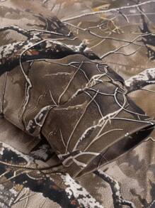 Manfinity LEGND Men's Fashion Camouflage Print Hoodie Sweatshirt For Autumn
