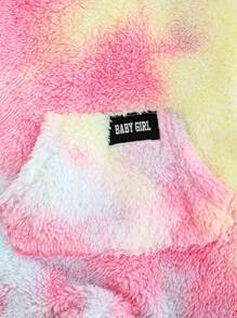 SHEIN Bộ đồ liền thân dài tay nhiều màu sắc ấm áp dễ thương cho bé gái sơ sinh, mùa thu/đông - Nhiều màu - Xem 7