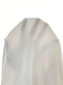 SHEIN EZwear Spring Dress PantsSolid High Waist Wide Leg Pants - Apricot - View 7